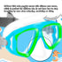 OMGear Kids Swim Goggles with Nose Cover, Fabric Strap Dive Snorkel Mask for Children (4-16)