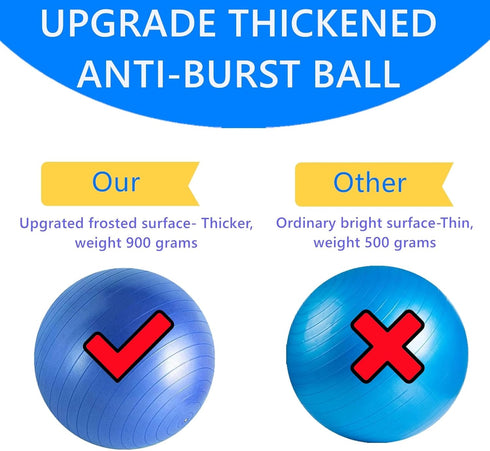 Tnoay 25'' Herding Ball for Dogs Horse with Cover | Dual Layered Herding Dog Jolly Ball for Australian Shepherds