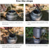 iBasingo Ti2001C Ultralight Titanium Camping Alcohol Stove 60ml Portable Mini Spirit Burner with Stand for Outdoor