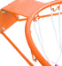 Rakon Basketball Solid Rim - Indoor Outdoor Hanging Basketball Goal with All Weather Net, 18''