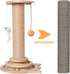 Barelove 4 Pack Replacement Cat Scratching Post, 15.7“ 7.9" Natural Sisal Rope for Indoor Kittens Tower, Grey