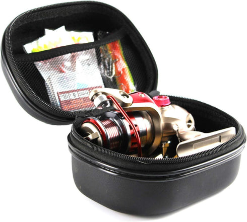 Vbestlife Fishing Reel Bag, Protective EVA Cover for Spinning Fishing Reel