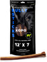 Kopo Bully Sticks, 12-inch (7 Pack) - Odor Free Natural Dog Treats, 100% Beef, Fully Digestible