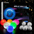 THIODOON Glow in The Dark Golf Balls Light Activated 6 Pack, LED Golf Balls for Night Golfing