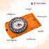 TurnOnSport Orienteering Compass - Advanced Scout Compass for Hiking, Camping, Backpacking - Best Survival Gifts for