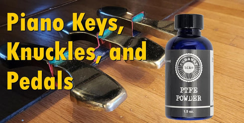 1.5 oz PTFE Powder (Teflon**) / Applicator Brush Included with Bottle