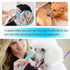 Cat & Dog Grooming Set, Fine Tooth Comb for Removing Dandruff Flakes & Hair in Blue