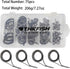 THKFISH Rod Repair Kit, Ceramics Tips and Stainless Steel Guides for Fishing Rod Repair