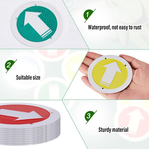 Trail Markers Reflective Pack - Bright Trail Marking Reflectors for Hunting, Hiking, Camping, Outdoors