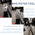 JONMON Bike Rotor Truing Fork, Bicycle Disc Alignment Wrench for Mountain and Road Bike Brake Disc Adjuster