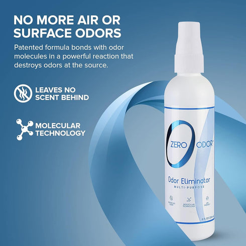 Closet- 8oz 1000 Zero Odor Multi-Purpose Odor Eliminator - Eliminate Air & Surface Odor Patented Technology Best