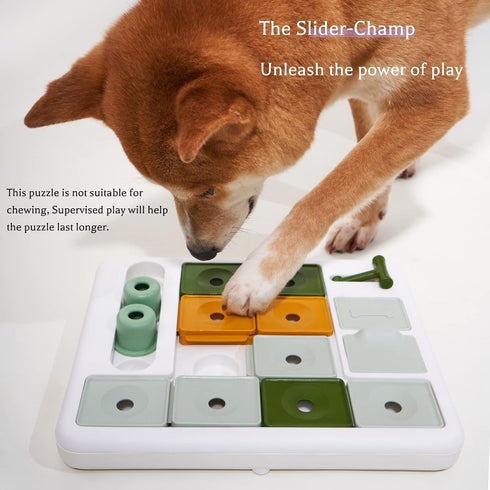 Dog Puzzle Toy 3 levels, Dog Interactive toys, Mental stimulating for boredom and smart Dogs, treat puzzle for all breeds dog.