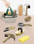 10 Set Professional Pieces Horse Grooming Kit with Tote Bag, Horse Brush & Curry Comb for Effective Grooming