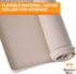 Neater Pet Brands Neater Mat - Waterproof Silicone Pet Bowls Mat | Protect Floors from Food & Water (Cappuccino)