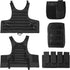 Set Tactical Vest for Men - Airsoft Paintball Gear and Equipment(Black)