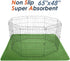 Washable Pee Pads for Dogs 65"x45"/72"x72" Extra Large Reusable Waterproof Pet Mat for Puppy Training