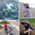 Muryobao Kids Sun Hat Wide Brim UPF50+ Mesh Hats with Neck Flap for Girls and Boys