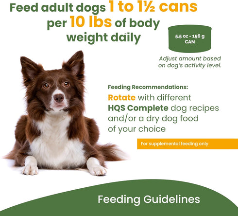 HQS Natural Wet Dog Food Chicken Entree with Beef in Broth by almo nature, 5.5 oz (Pack of 12)