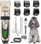 oneisall Dog Clippers Low Noise, 2-Speed Quiet Rechargeable Cordless Pet Hair Clipper for Small and Large Dogs Cats