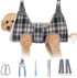 BEAUTYZOO Dog Grooming Hammock, Small Dog Sling for Nail Trimming, Dog Hanging