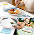 Set 4 Sets Set, Set Zoyiancy Reusable Utensils with Case, Cutlery Tableware Portable Chopsticks Knife Fork Spoon