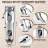 Trimmer Trimmer Dog Grooming Kit with Dog Clippers Rechargeable Wireless Grooming Clippers, Pet for Thick Fur