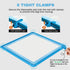 24" 24" Pee Pad Holder, Puppy Pad Holder, x Heavy Silicone Pee Tray Mat for Dogs with Clips, Reusable, High Edge