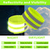 6 Pack Reflective Bands for Strollers High Visibility Elastic Reflective Gear Safety Reflectors Stroller Identifier