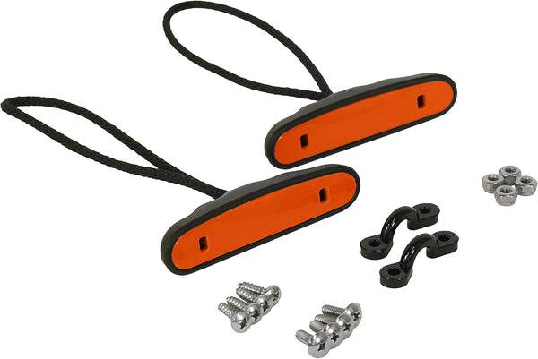 Pelican Sport Kayak Handles Kit - Electric Blue, Heavy Duty Nylon Eye Straps, Pack of 2 with Installation Hardware