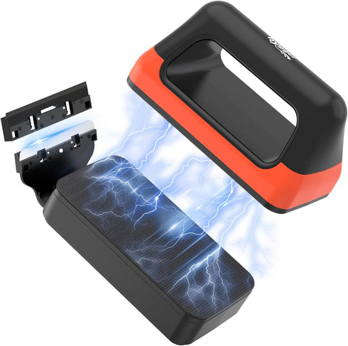 hygger Fish Tank Magnetic Glass Cleaner Two Detachable Algae Scraper for Aquarium