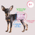 Incontinence,50pcs Pet Soft Disposable Dog Diapers - Female Dog Diapers with Adjustable Foam Tail Hole, Ultra