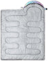 Kids Sleeping Bag for Boys Girls, Rocket Moon Print, Lightweight Warm Portable Outdoor Indoor, Waterproof for Camping