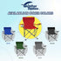 Weather Station Camping Chair, Lightweight and Portable Outdoor Folding Tailgate Quad Chair with Cup Holder