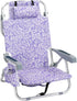 Pinikuyiro Beach Chairs for Adults, Compact Portable Lay Flat Folding Beach Chair with