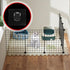 8 Pcs Pet Cage Holder Acrylic Holder Accessories Pet Fence Retainer Fixator for Pet Cage