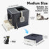 Gefryco Cat Litter Box with Lid, Top Entry Kitten Litter Box with Controlled Access, Covered Enclosed Cat Potty Odor