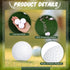 Tasdurian 12 Pcs Prank Golf Balls Funny Exploding Golf Ball with Streaming Ribbon Funny Golfer Gift for Men Golfers