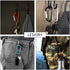 Large 3" Aluminum Carabiners Keychain - Premium Durable D-Ring Clip Hook for Camping Accessories, Snap Link Key Chain