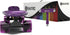 Skatro Mini Cruiser Skateboard - 22x6 Inch Retro Style Plastic Board Comes Complete for Kids and Beginners.
