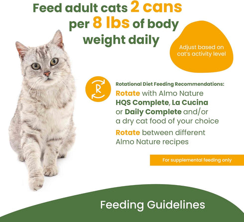 almo nature HQS Natural Wet Cat Food, Chicken and Liver in Broth, 2.47 oz, Pack of 24