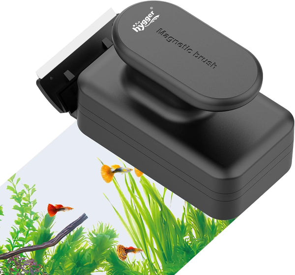 hygger Aquarium Magnetic Glass Clean Tool, Algae Scraper for 0.6 Inch Thick