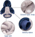 FabriCastle Dog Hoodie Sweater, Ultra Soft and Warm Dog Coat for Small or Medium Dogs, Pet Jacket for Boy or Girl (Grey