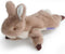 Fuzzwoof No-Stuffing Bunny Squeaky Dog Toy, Cute Plush Puppy Teething Toy to