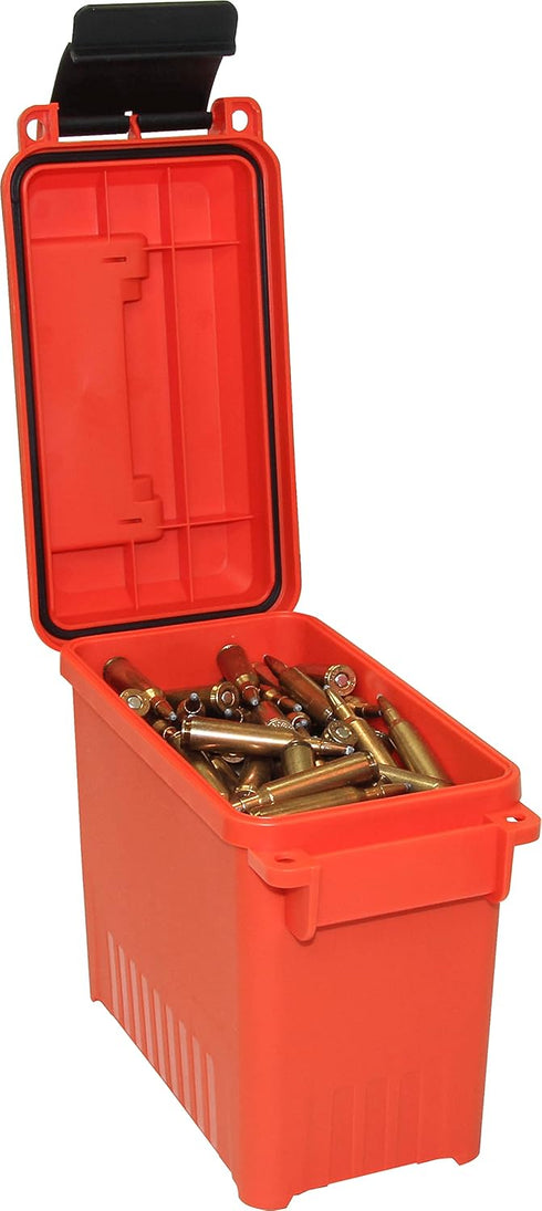 MTM AC15-35 Ammo Can Mini for Bulk Ammo, Water-Resistant Seal, Double Padlock Tabs, 12-Pound Capacity, USA Made, Orange