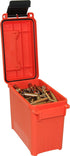 MTM AC15-35 Ammo Can Mini for Bulk Ammo, Water-Resistant Seal, Double Padlock Tabs, 12-Pound Capacity, USA Made, Orange