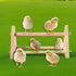 Rliguanrui -size13 5.9" 6.5" Chicken Perch for Coop L x W x H- Heavy Duty Poultry Roosting Bar with Natural Pine