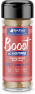 Raw Paws Boost Pet Food Topper Freeze-Dried Beef Liver, 3.2-oz, Dog Food Toppers for Picky Eaters