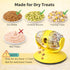 Yomvwavo Cat Treat Feeder, Cat Treat Dispenser Toy for Dry Food, Rotating Barrel Interactive Cat Toys for Indoor Cats