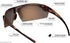 Track Sport Men & Women Sunglasses, Ideal for Baseball, Golf, Running, and Tennis