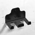 Olympic Barbell Hanger, Garage Gym Bar Wall Rack, Vertical Barbell Mount Rack, Space Saving Black Powder Coated